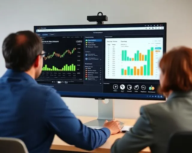 Cloud computing training session with AWS console on screen